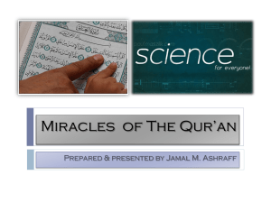 Miracles of Glorious Qur*an