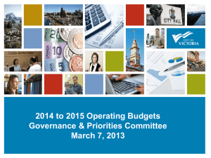 2014 to 2015 Operating Budgets [PPT - 1.8