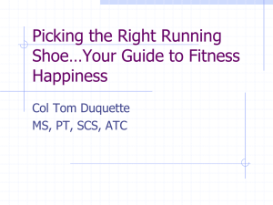 Picking the Right Running Shoe…Your Guide to Fitness Happiness