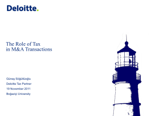 BU - DT Tax Presentation_2012