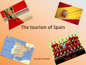 The tourism of Spain