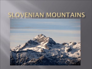 MOUNTAINS SLOVENIA_SLOVAKIA ppt