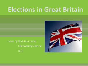 Elections in Great Britain