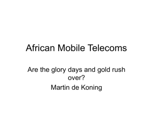 African Telecoms - Mobile Africa Revisited