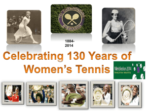 130 Years of Women`s Tennis