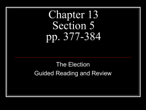 Chapter 13 Section 5 pp. 377-384