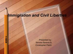 Immigration and Civil Liberties