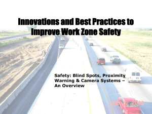 Innovations and Best Practices to Improve Work Zone Safety