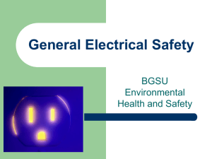 Electrical Hazards - Bowling Green State University
