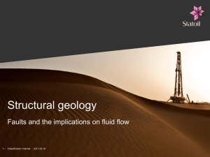 Structural geology on Gullfaks