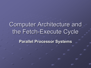 Parallel Processor Systems Presentation