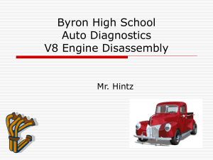 Byron High School Auto Diagnostics V8 Engine