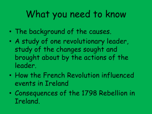 1798 Rebellion - Ms. Doyle`s blog