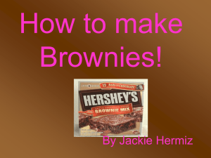 How to make Brownies