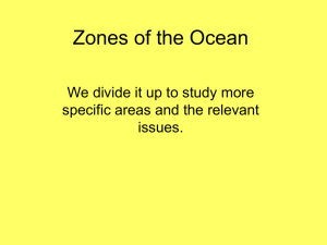 Zones of the Ocean  - Raleigh Charter High School