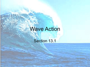 Ocean Motions Wave Action