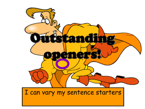Outstanding openers! - Holy Rosary Website
