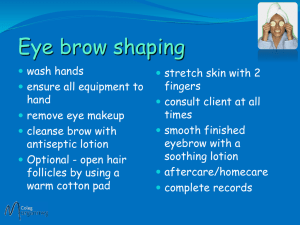 Eyebrow shaping trt File