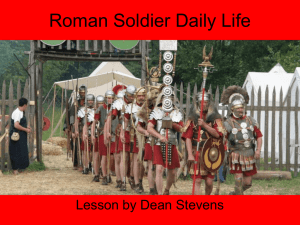 Roman Soldier Daily Life