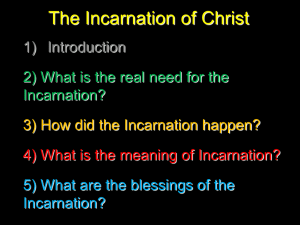 the Doctrine of Incarnation