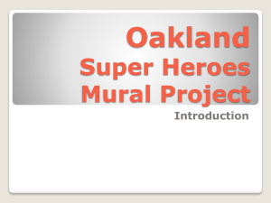 Oakland Super Heroes Mural Project