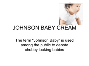 JOHNSON BABY CREAM