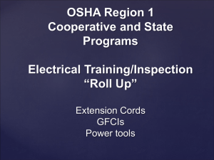 Electrical Training/Inspection “Roll Up”