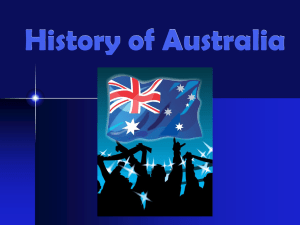 European Colonization of Australia