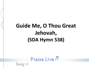 Song > Guide Me, O Thou Great Jehovah