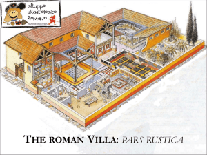 La villa romana: la pars rustica