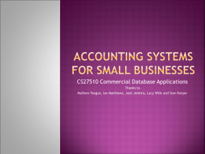 Accounting Systems for Small Businesses