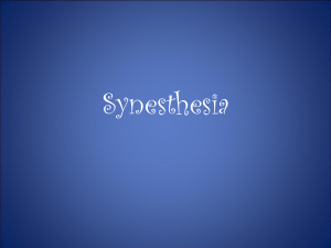 Synesthesia Power Point