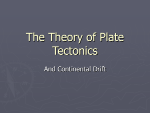 theory of Plate Tectonics ppt