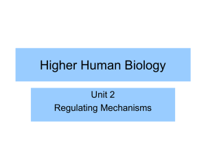 Chapter 24 – Regulating Mechanisms