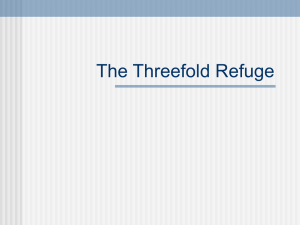 The Threefold Refuge - Buddhist Church of Sacramento