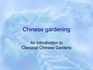 Chinese gardening