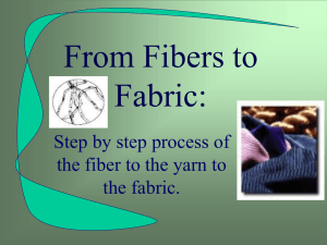From Fibers to Fabric: