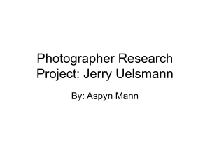 Photographer Research Project: Jerry Uelsmann