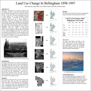 City of Bellingham Land Use Change 1898-1997