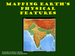 Geography Mapping Physical Features & Climate
