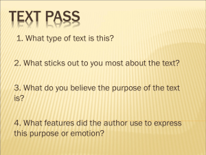 Powerpoint: Text Pass