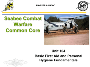 PPT: Common Core 104 First Aid