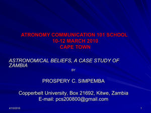 Astronomical Beliefs - Communicating Astronomy With The Public