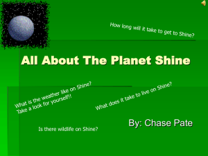 A PowerPoint presentation by Chase