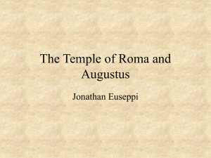 The Temple of Roma and Augustus