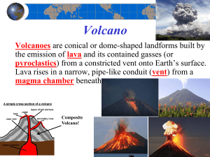 Chapter 4 volcanoes powerpoint notes