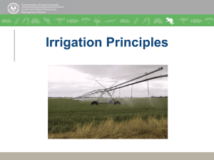TAFE Dairy course - Irrigation