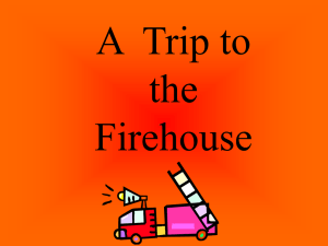 Trip to the Firehouse Vocabulary PowerPoint