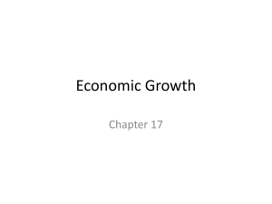 PPT 1 - Economic Growth