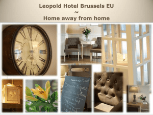 View the brochure - Leopold Hotel Brussels